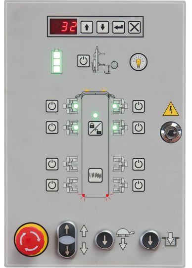 Подкатной подъемник для грузовых автомобилей электрогидравлический 48т Blitz HydroLift S2 6-8.2, 6 колонн