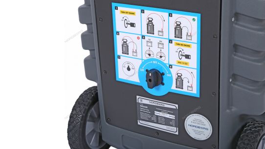 Пусковое устройство бустер 12/24 В, 2400 А ток пуска, 2х28 Ач AGM аккумулятор, с цифровым дисплеем Nordberg WSA40
