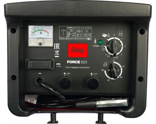 Пуско-зарядное устройство для 12В и 24В аккумуляторов с пусковым током 540А 68838 Fubag