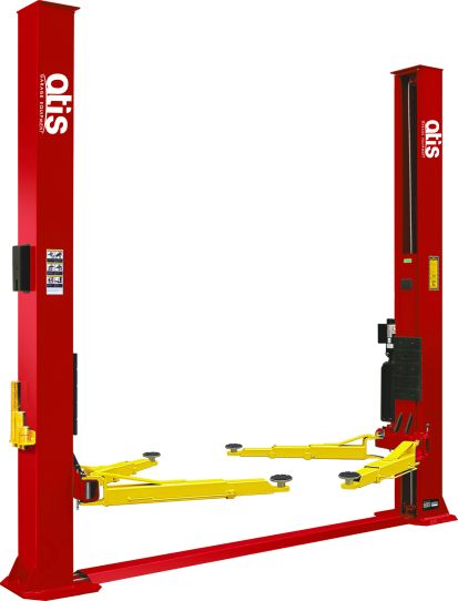 Двухстоечный подъемник Atis A245M (PEAK 210) 4.5т, электрогидравлический, 220 и 380В, с нижней синхронизацией, 90-2144 мм