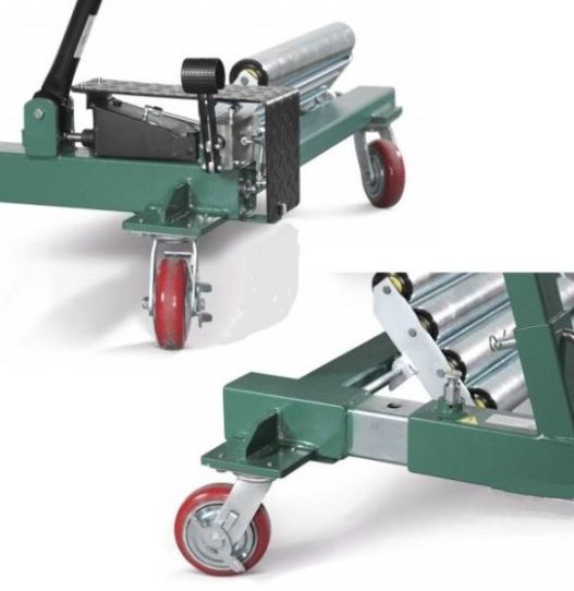 Тележка гидравлическая для перевозки снятия и установки колес 1600кг Compac-932553-1