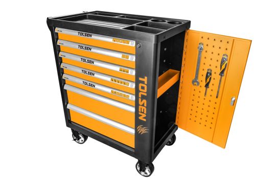 Тележка инструментальная TOLSEN TT80317, 7 ящиков, без инструментов