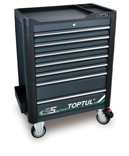 Тележка инструментальная TOPTUL TCAR0703, 7 ящиков, без инструментов