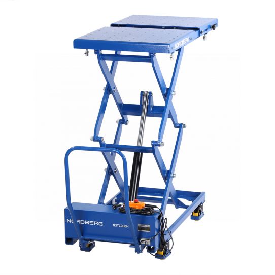 Стол подъемный электрогидравлический для АКБ электромобиля от сети 220В, до 1000 кг NORDBERG N3T1000H