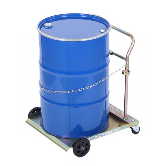 Тележка для бочек до 200 л усиленная на 4 колесах Nordberg N31T04