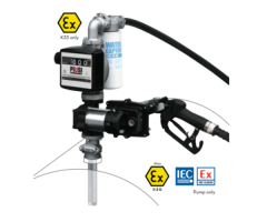 Заправочный комплект для бензина 220 в Piusi DRUM EX50 230V K33 ATEX AUT NOZZLE F0037601B Заправочный комплект для бензина 220 в Piusi DRUM EX50 230V K33 ATEX AUT NOZZLE F0037601B