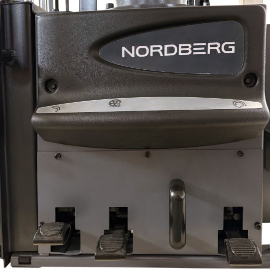 Шиномонтажный станок автоматический Nordberg 4645(G) до 28" с автоматической монтажной головкой, серый
