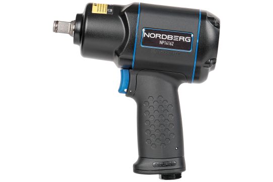 Гайковерт пневматический 1/2" 1620Нм, 8500 об/мин, ударный механизм Twin Hammer Nordberg NP14162