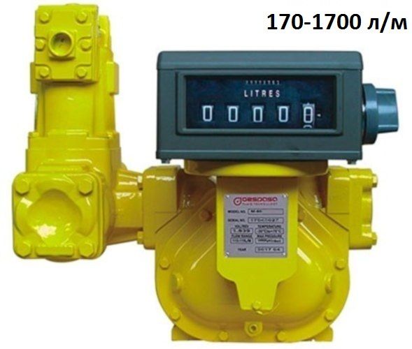 Счетчик топлива механический 170-1700 л/м 0.2% Gespasa M-100 808318002 для учета дизельного топлива