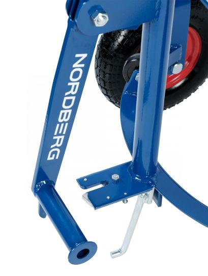 Тележка для транспортировки бочек до 300 кг ручная на 2 колесах Nordberg N31T03