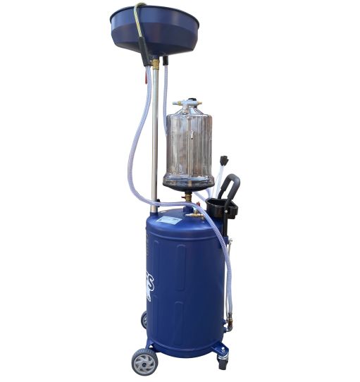 Установка для слива и откачки масла пневматическая 80 литров EQFS ES-2297, через щуп