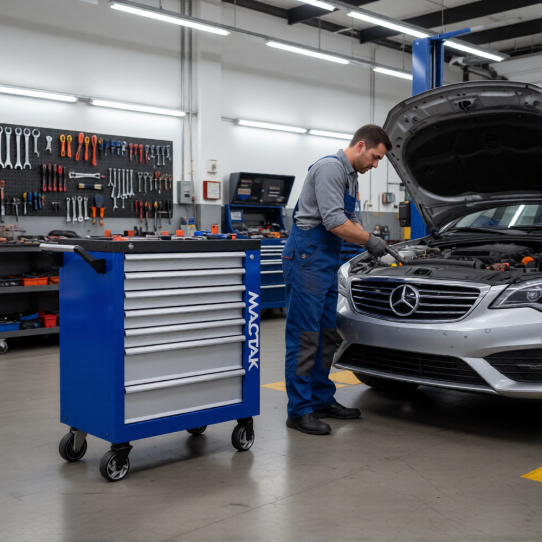 Тележка инструментальная МАСТАК 521-07580B, 7 ящиков, без инструментов