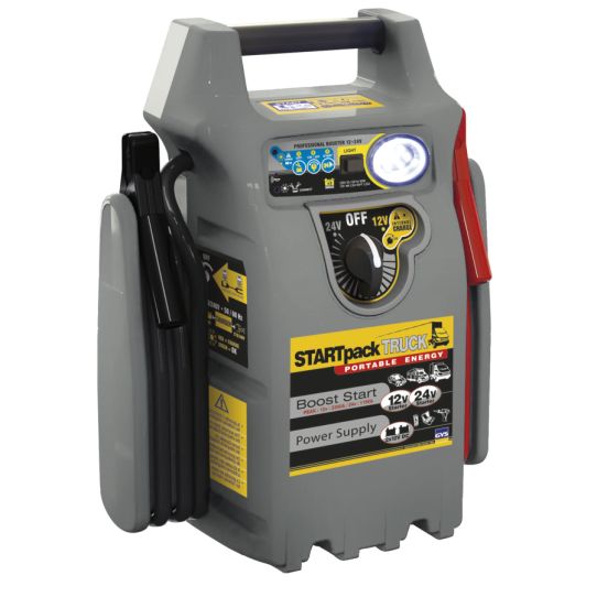 Пусковое устройство пусковой 12В 24В ток до 3200А, Power Bank 44000мАч профессиональное GYS Gyspack Truck 12/24V 025448