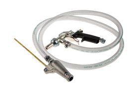 Пескоструйный пистолет ASTUROMEC 50210, с пескоструйным шлангом 2м 16х22мм, рабочим давлением 5-8 бар