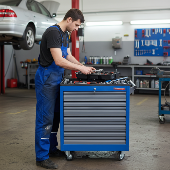 Тележка инструментальная Станкоимпорт TIV7907P, 7 ящиков, без инструментов