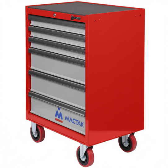 Тележка инструментальная МАСТАК 521-06581R, 6 ящиков, без инструментов