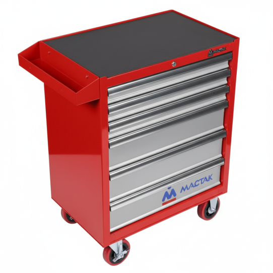 Тележка инструментальная МАСТАК 521-06581R, 6 ящиков, без инструментов