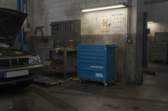 Тележка инструментальная FERRUM 02.006L-5015, 6 ящиков, без инструментов