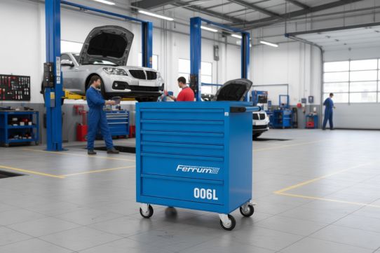 Тележка инструментальная FERRUM 02.006L-5015, 6 ящиков, без инструментов