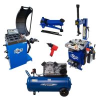 Комплект шиномонтажного оборудования EQFS до 24 дюйма H-24-450-30A-DG с гайковертом и домкратом Комплект шиномонтажного оборудования EQFS до 24 дюйма H-24-450-30A-DG с гайковертом и домкратом