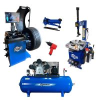 Комплект шиномонтажного оборудования EQFS до 24 дюйма H-24-750-75-DG с домкратом и гайковертом Комплект шиномонтажного оборудования EQFS до 24 дюйма H-24-750-75-DG с домкратом и гайковертом