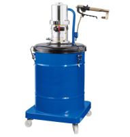 Нагнетатель смазки для бочек 45 л, AE&T HG-68245 6-8 бар, пневматический, с давлением смазки 300-400 бар
