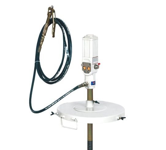 Нагнетатель смазки пневматический для бочек 50-60 л, производительность 800 г/мин, давление 8 бар AE&T HG-77060