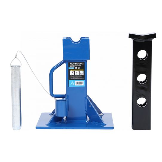 Подставка страховочная под автомобиль Nordberg N3022 22 т, комплект 2 шт, 315-500мм фиксация при помощи пальца