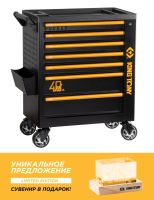 Тележка инструментальная KING TONY 87G38-7B-P40, 7 ящиков, без инструментов