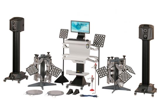 Стенд сход-развал 3D для грузовых автомобилей с низкими колоннами Nordberg C804 TRUCKM