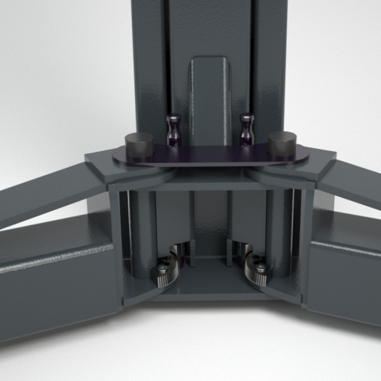 Двухстоечный подъемник Sivik ПГА-5000/1 синий 5т, электрогидравлический, 380В, с верхней синхронизацией, 130-4450 мм