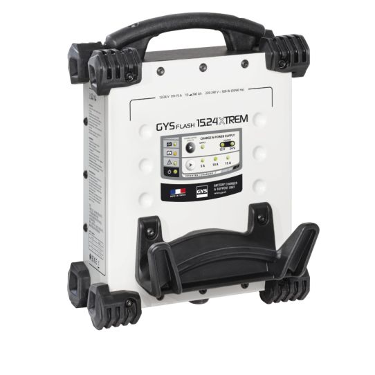 Зарядное устройство для аккумуляторов GEL и WET 12/24В, ток до 15А, режим десульфатации, GYS 025813 Gysflash 15.24 XTREM