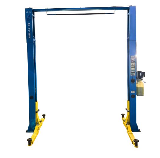 Двухстоечный подъемник Техносоюз TS-1114MR 4т, электрогидравлический, с верхней синхронизацией, 110-1800 мм
