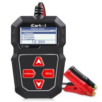 Тестер аккумуляторных батарей 12В с цифровым индикатором AGM EFB GEL SLA iCartool IC-106 