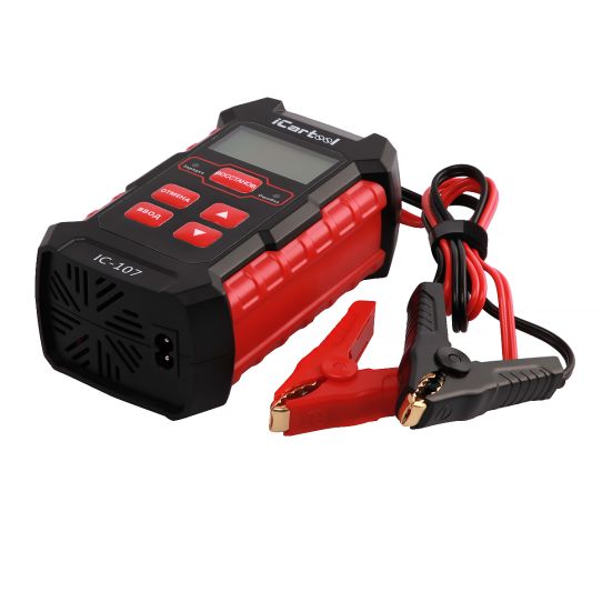 Тестер и зарядное устройство АКБ 12/24В с восстановлением, цифровой индикатор, защита 3 в 1 iCartool IC-107