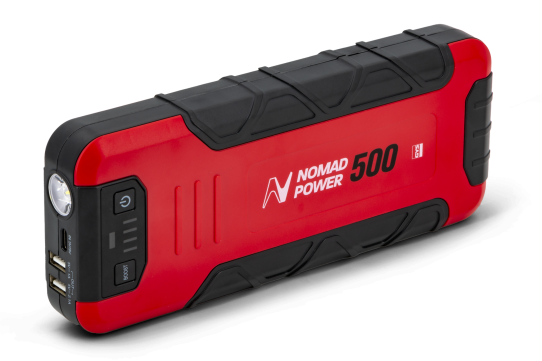 Пусковое устройство бустер 12В 5250мАч максимальный пусковой ток до 1500А с USB для запуска легкового автомобиля GYS 027145 NOMAD POWER 500