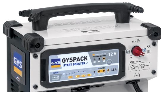 Пусковое устройство бустер 12В 30000мАч ток пуска от 830А до 3100А, GYS GYSPACK PRO 900 027084