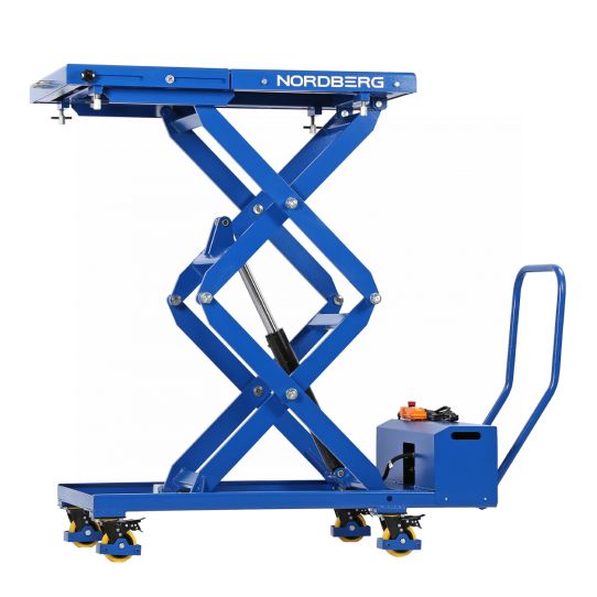 Стол подъемный электрогидравлический для АКБ электромобиля от сети 220В, до 1000 кг NORDBERG N3T1000H