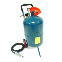 Пескоструйный аппарат напорный, 75 л Forsage F-SB20-II профессиональный, передвижной пневматический Пескоструйный аппарат напорный, 75 л Forsage F-SB20-II профессиональный, передвижной пневматический