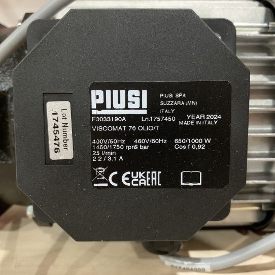 Насос для перекачки масла Piusi VISCOMAT 70 T F0033190A