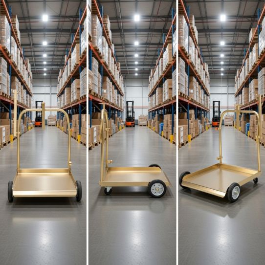 Тележка для бочек 180-220 кг, ручная усиленная на 4 колесах RAASM 80200