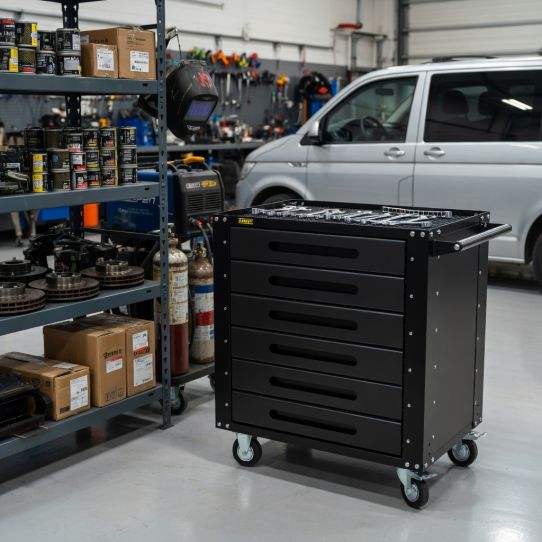  Тележка инструментальная Garopt Gt6.grey new, 6 ящиков, без инструментов, серая