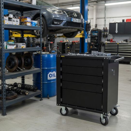 Тележка инструментальная Garopt GTS5, 5 ящиков, без инструментов