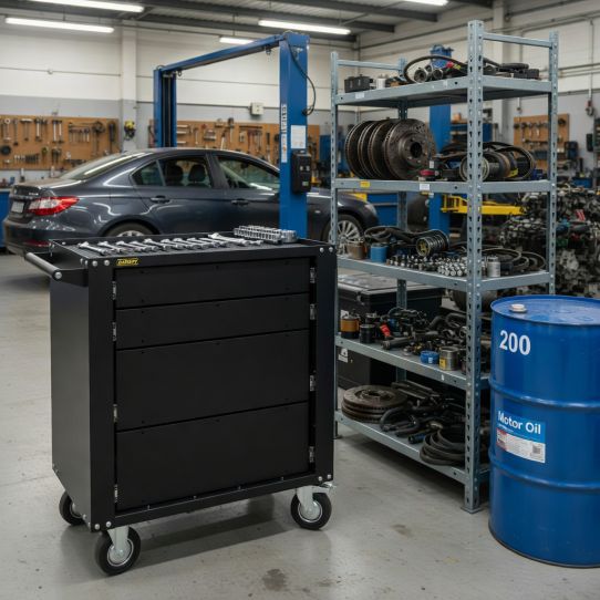  Тележка инструментальная Garopt GTS4, 4 ящика, без инструментов 