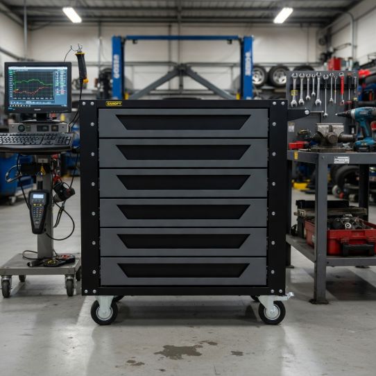  Тележка инструментальная Garopt Gt6.grey new, 6 ящиков, без инструментов, серая