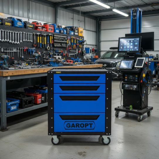 Тележка инструментальная Garopt Gt4.blue new, 4 ящика, без инструментов