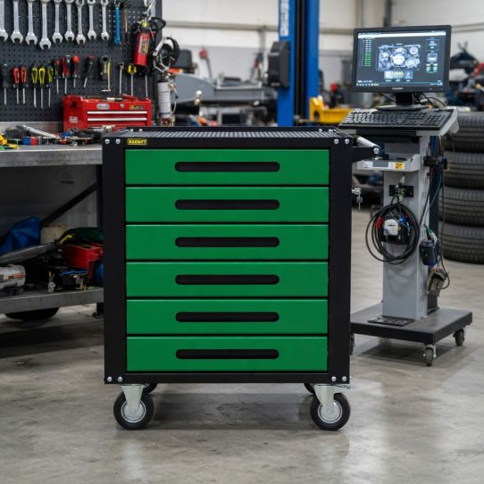 Тележка инструментальная Garopt GTS6.green new, 6 ящиков, без инструментов