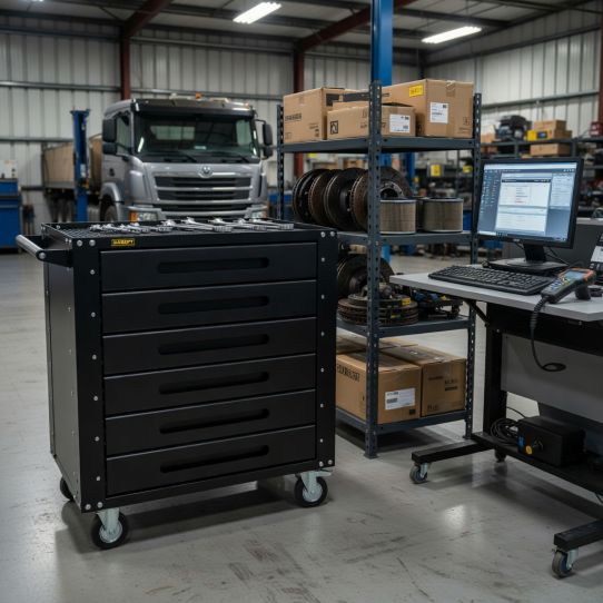  Тележка инструментальная Garopt Gt6.grey new, 6 ящиков, без инструментов, серая