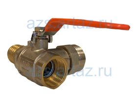 Трехходовой кран выход резьба 3/4