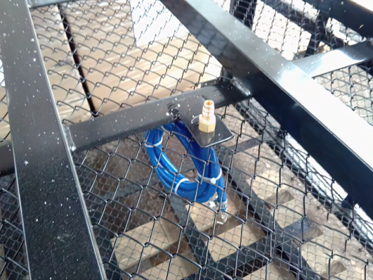 Защитная клеть POLARUS KL-30M AirD для накачки грузовых колёс с автоподкачкой